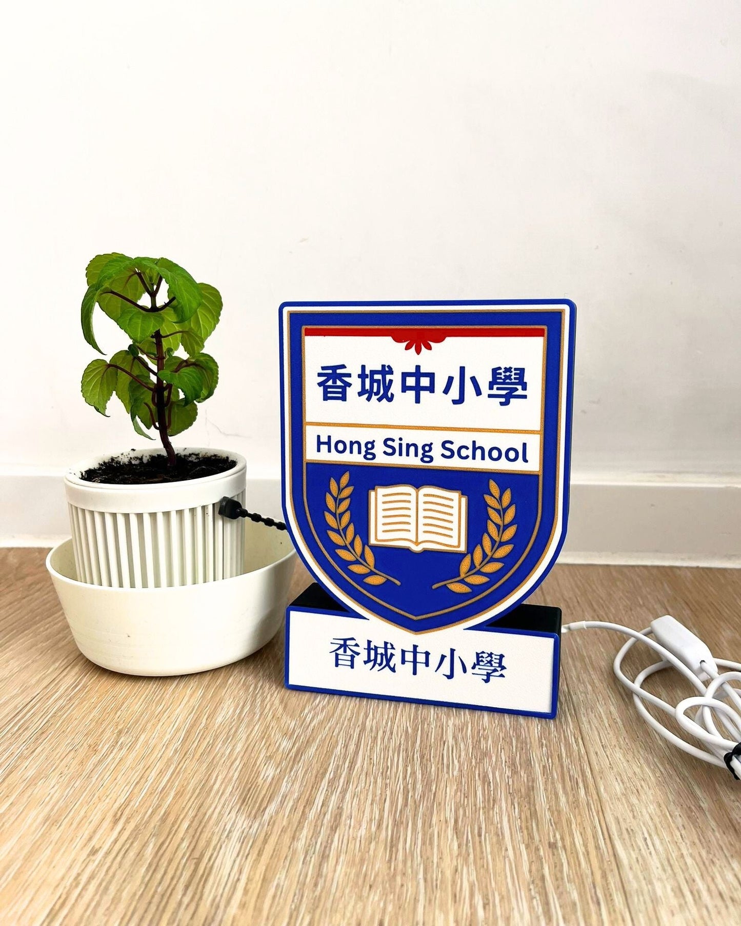 USB 校徽 LED 燈箱