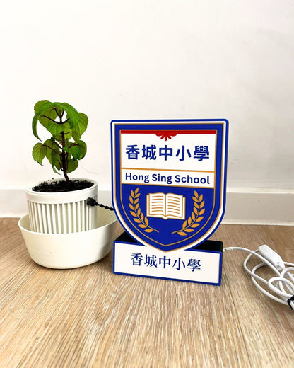 USB 校徽 LED 燈箱